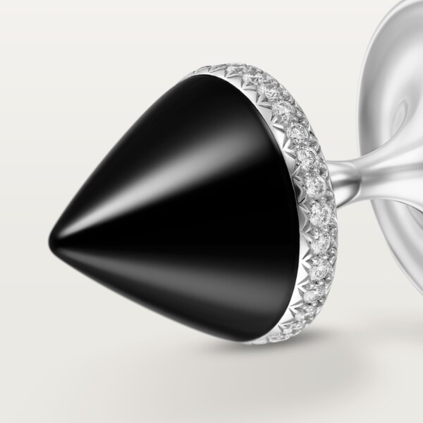 Clash [Un]limited Ring White gold, onyx, diamonds